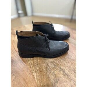 Cole Haan C24524 Men’s Pebble Leather Chukka/Ankle Boots Black Size 8 1/2 M